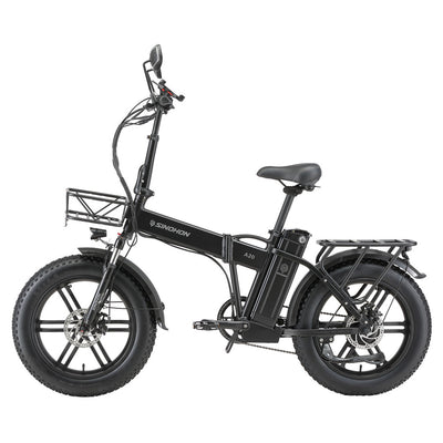 A20 Foldable E-bike 20" Fat Tire 1000W Peak Motor