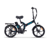 Hunter Sport X2 Folding E-Bike 20" x 3.0 Fat Tire 750W Peak Motor