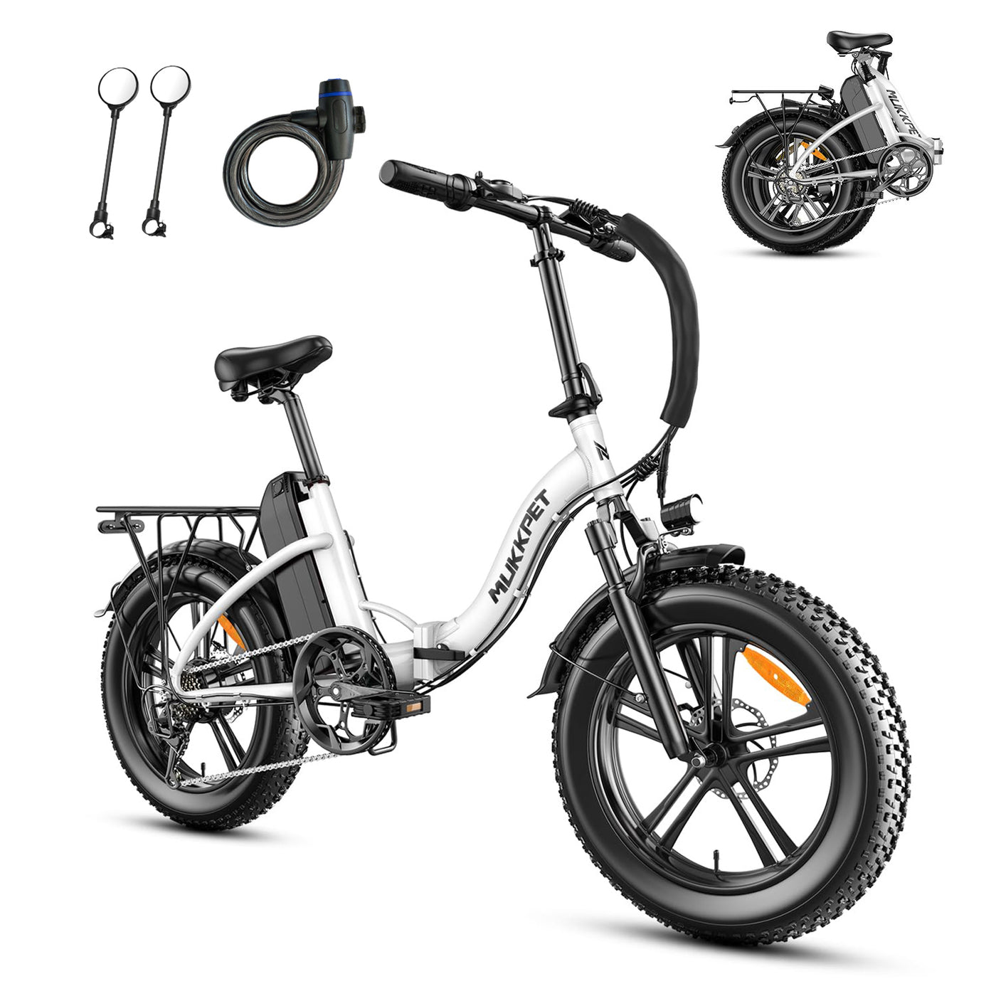 Mukkpet GL Foldable Fat Tire E-bike – mukkpet bike
