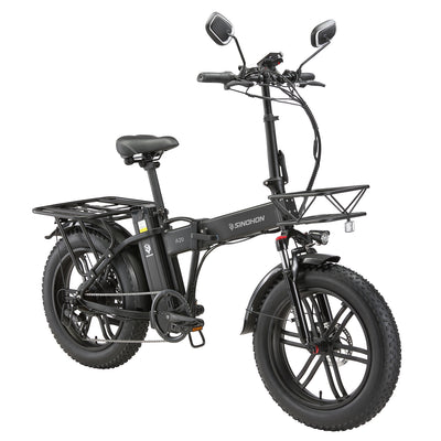 A20 Foldable E-bike 20" Fat Tire 1000W Peak Motor