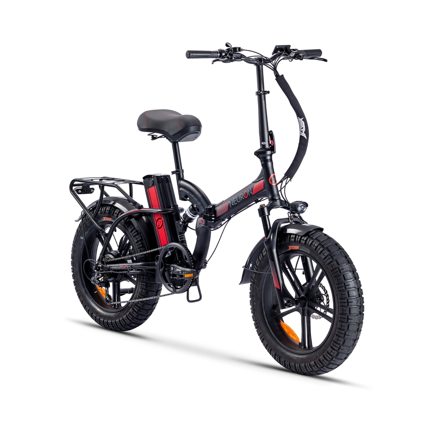Nueron 4.5 Folding E-Bike 20" x 4.5 Fat Tire 1000W Peak Motor