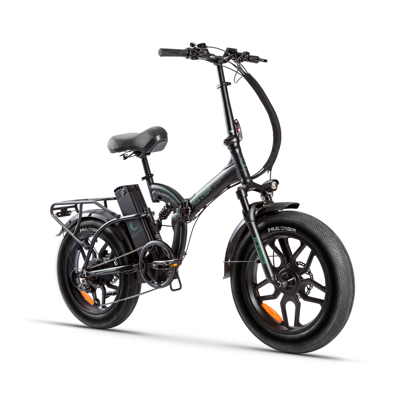Hunter Sport X4 Folding E-Bike 20" x 4.0 Fat Tire 1000W Peak Motor