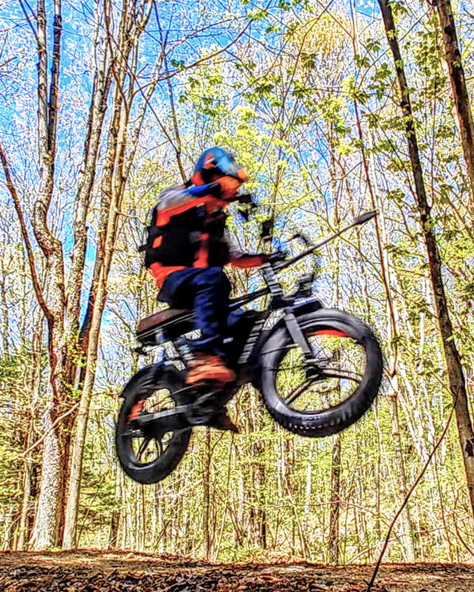 ninja electric bicycle Mukkpet NINJA Moped-Style E-Bike