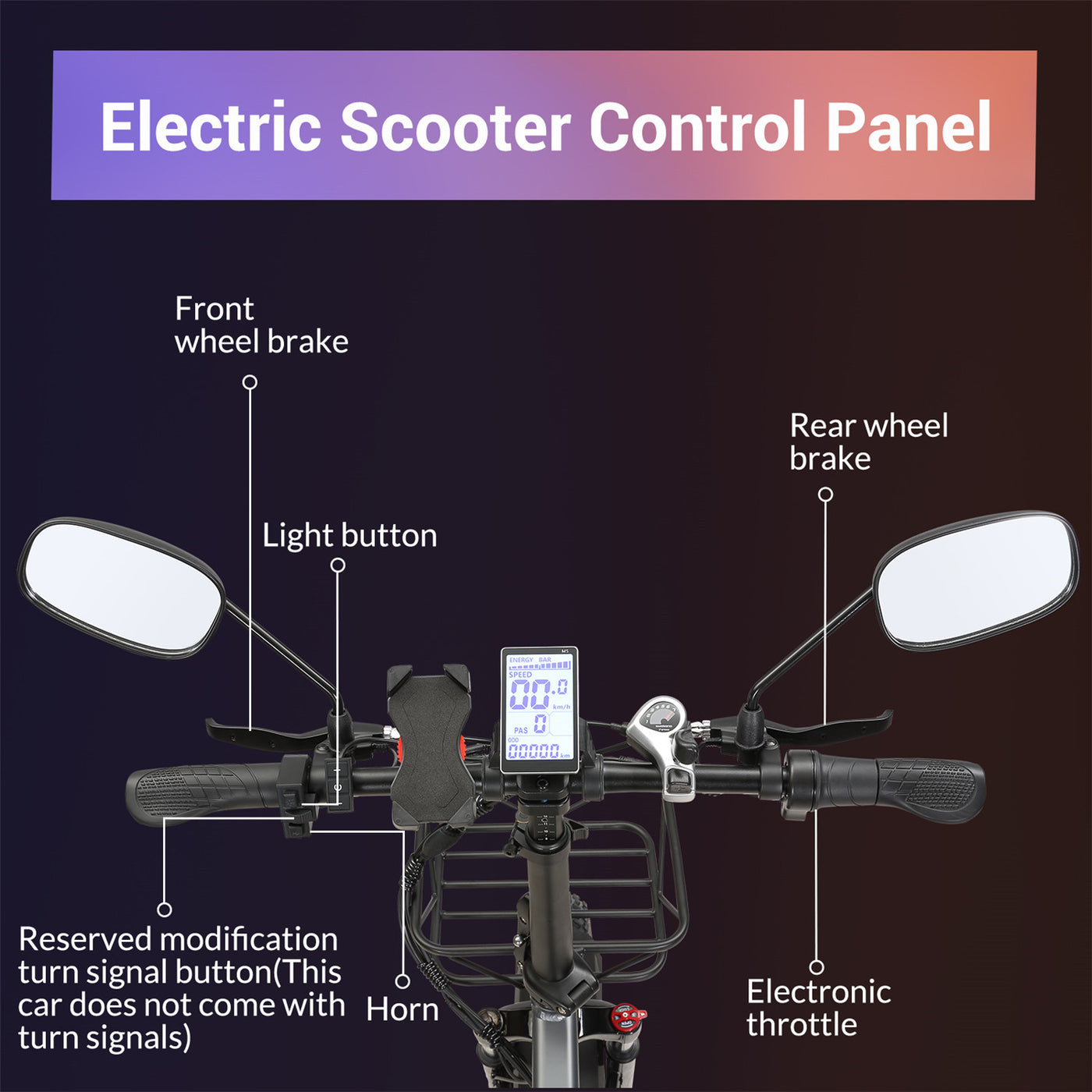 A20 Foldable E-bike 20" Fat Tire 1000W Peak Motor