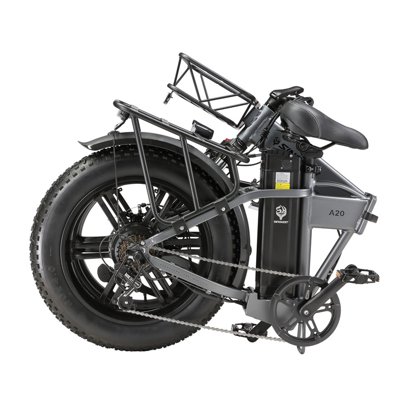 A20 Foldable E-bike 20" Fat Tire 1000W Peak Motor