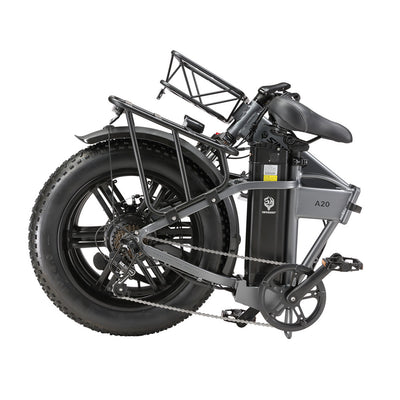 A20 Foldable E-bike 20" Fat Tire 1000W Peak Motor