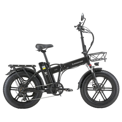 A20 Foldable E-bike 20" Fat Tire 1000W Peak Motor