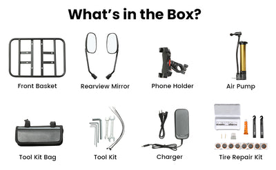 A20 Foldable E-bike 20" Fat Tire 1000W Peak Motor
